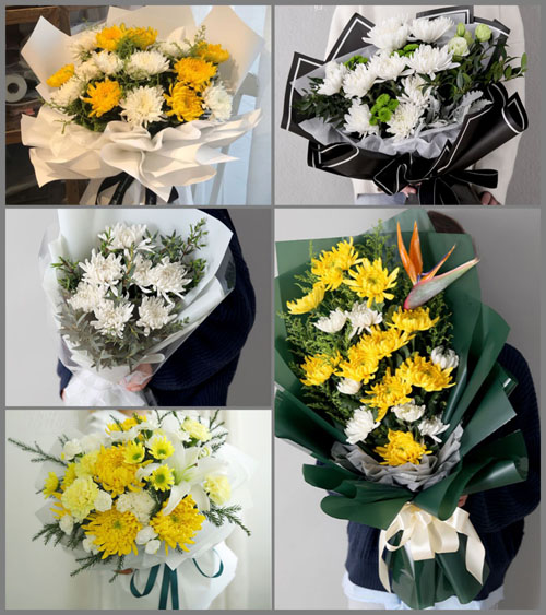 黑龙江绥化肇东市太平乡东合村白事花束代送